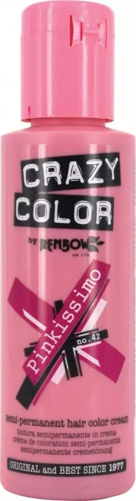 Crazy Color - Semi-Permanent Hair Color Pinkissimo 100ml
