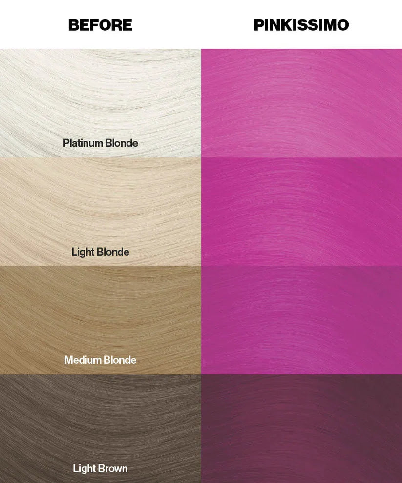 Crazy Color - Semi-Permanent Hair Color Pinkissimo 100ml