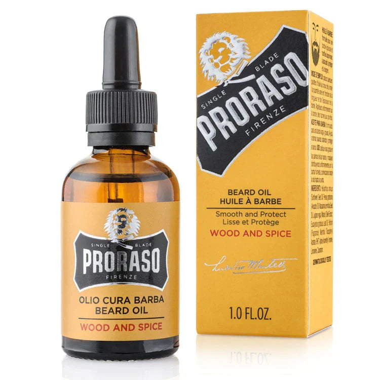 Proraso - Beard Oil Wood & Spice 30ml