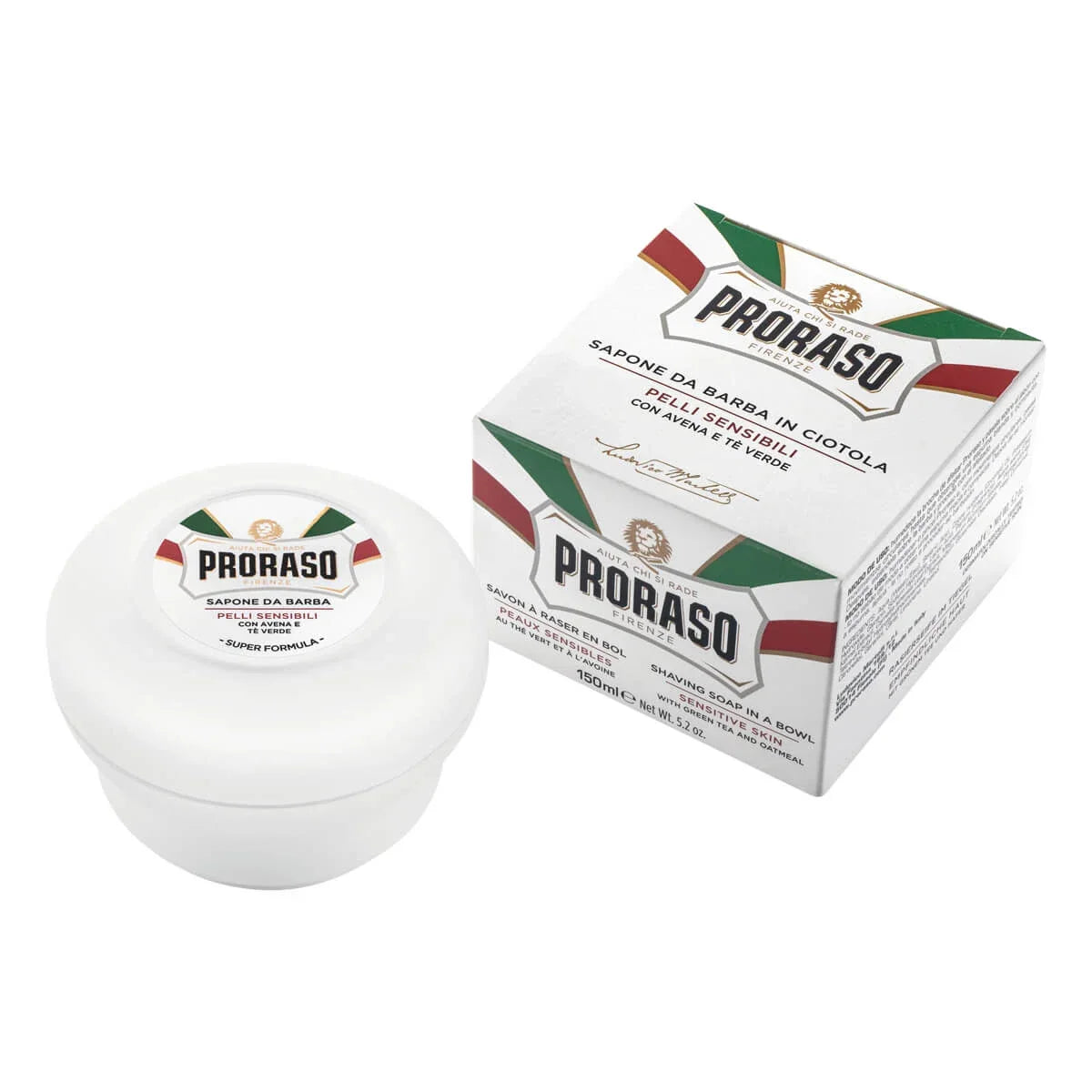 Proraso - Sensitive Shaving Soap Bowl White 150ml