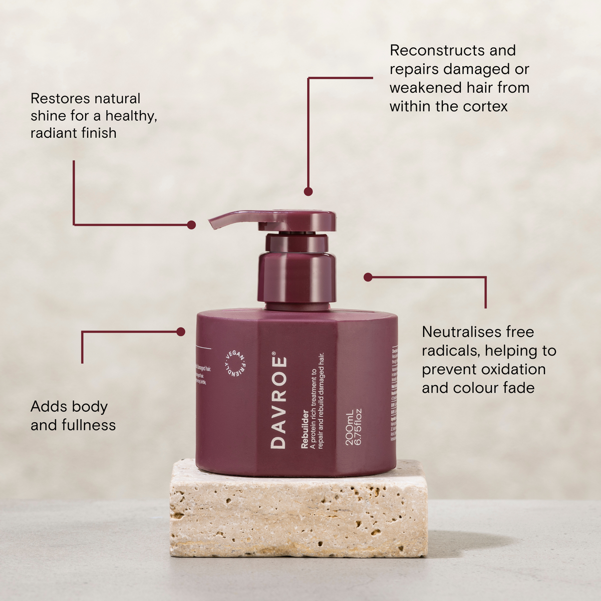Davroe - Rebuilder Protein Hair Reconstructor 50ml - Nexus hair