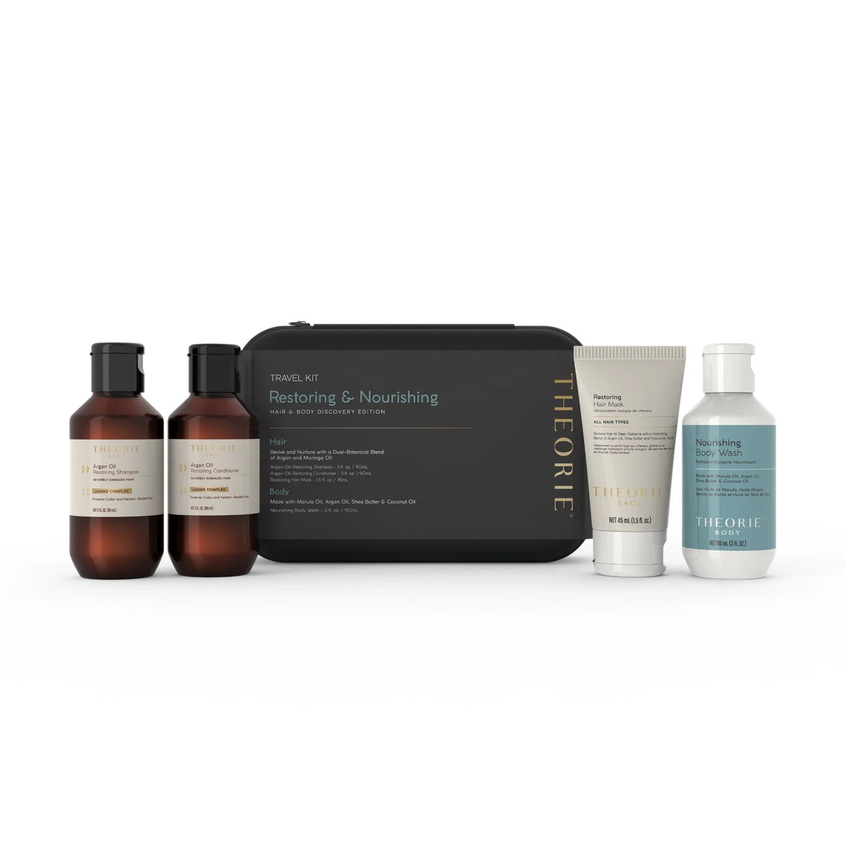 Theorie - Restoring & Nourishing Travel Kit 4pc
