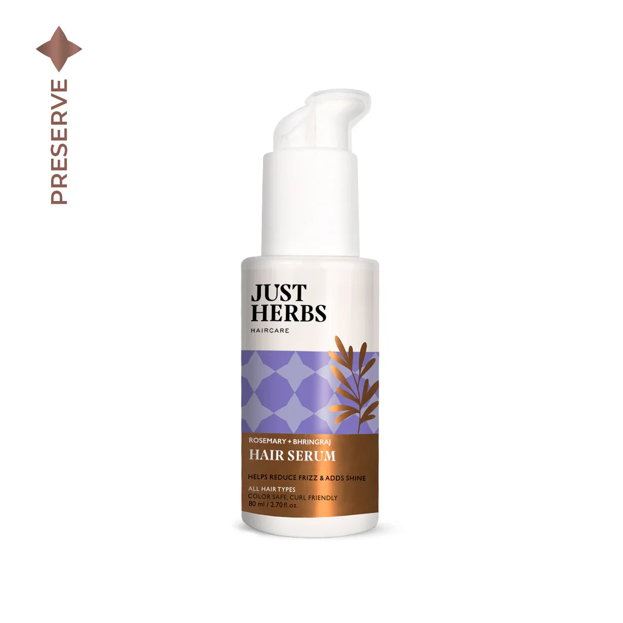 Just Herbs - Hair Serum with Rosemary and Bhringraj 80ml