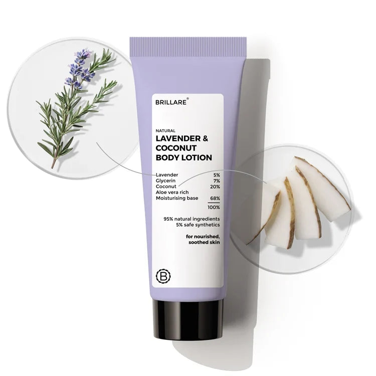 Brillare - Mini Lavender & Coconut Body Lotion 20ml - Nexus hair