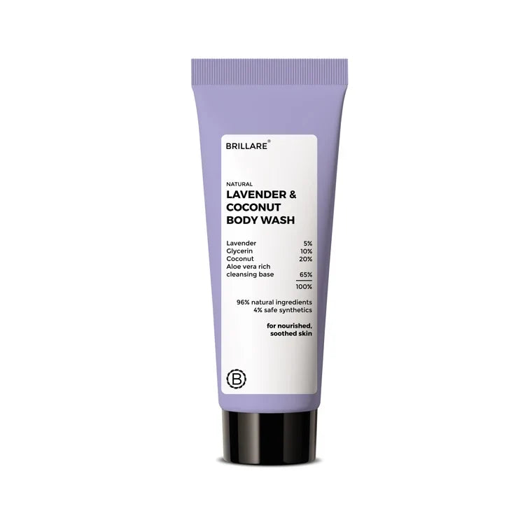 Brillare - Mini Lavender & Coconut Body Wash 20ml - Nexus hair
