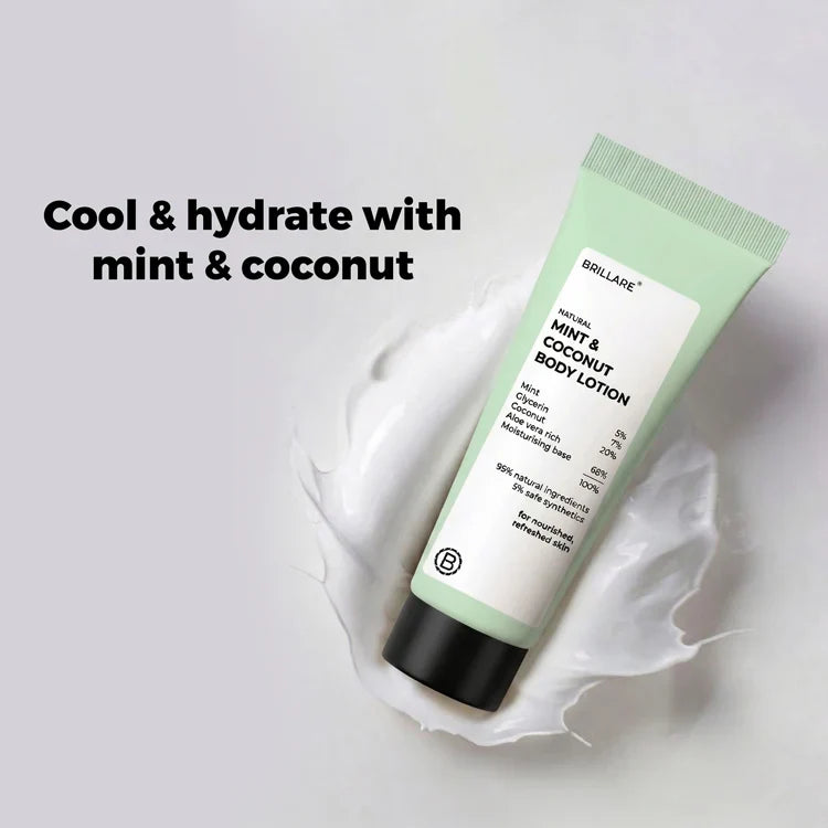 Brillare - Mini Mint & Coconut Body Lotion 20ml - Nexus hair