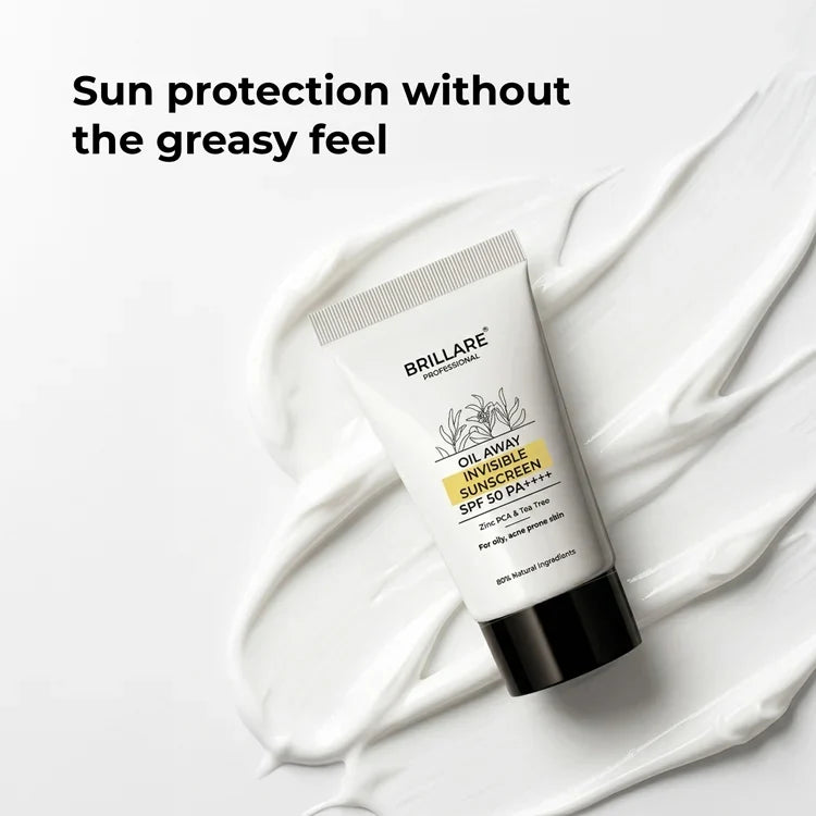 Brillare - Mini Oil Away Invisible Sunscreen with SPF50 10g - Nexus hair