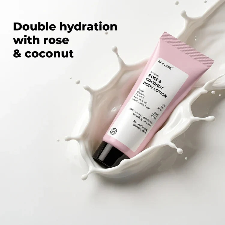 Brillare - Mini Rose & Coconut Body Lotion 20ml - Nexus hair