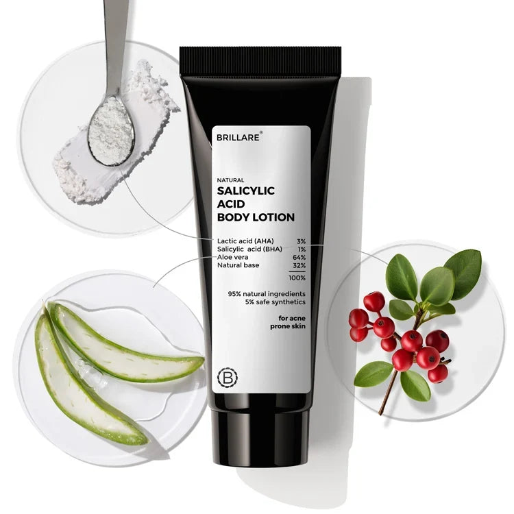 Brillare - Mini Salicylic Acid Body Lotion For Acne-Prone Skin 20ml - Nexus hair