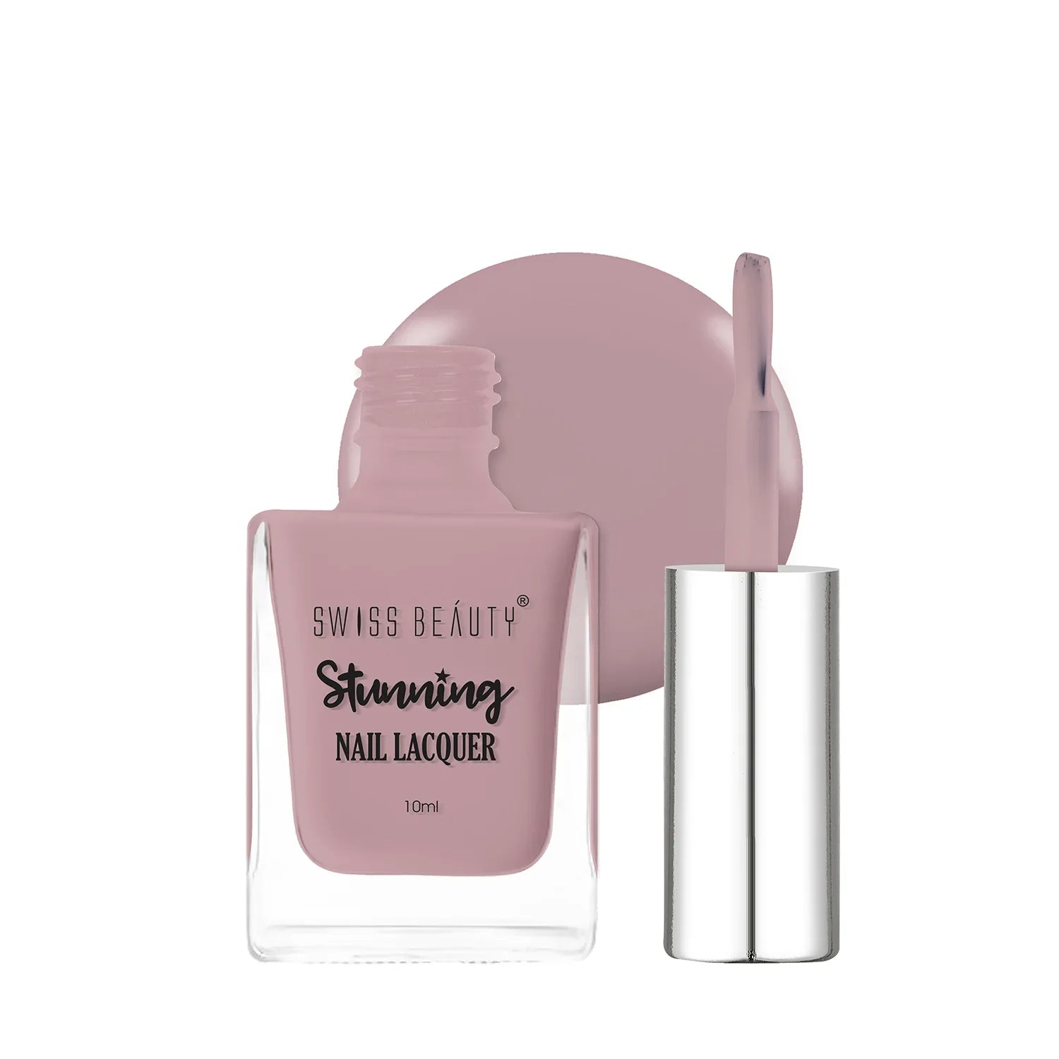 Swiss Beauty - Stunning Nail Lacquer Shade No. 04 Brown Teddy
