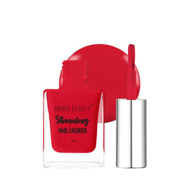 Swiss Beauty - Stunning Nail Lacquer Shade No. 17 Exotic Red