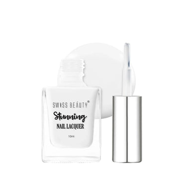 Swiss Beauty - Stunning Nail Lacquer Shade No. 23 Glam White