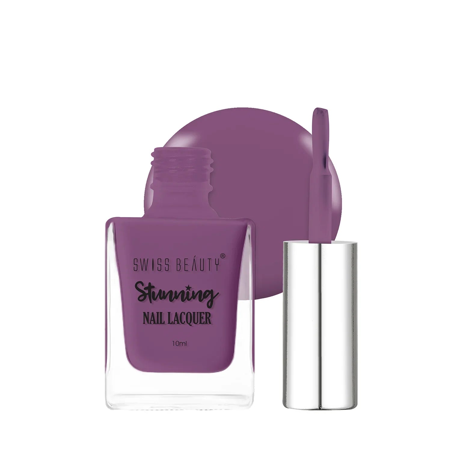 Swiss Beauty - Stunning Nail Lacquer Shade No. 46 Purple
