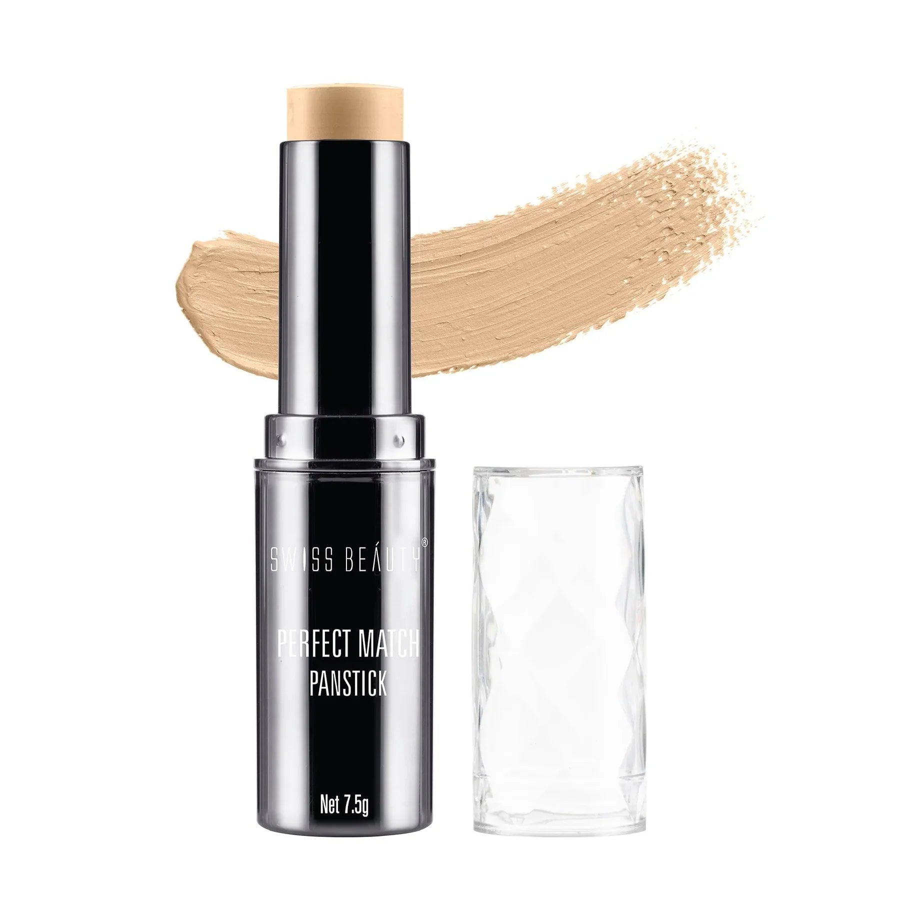Swiss Beauty - Perfect Match Panstick -  Foundation cum Concealer 02 Creamy Ivory