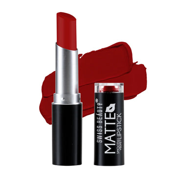 Swiss Beauty - Smooth Velvet Lipstick Matte Shade No. 08 Orange Red