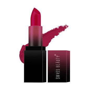 Swiss Beauty - HD Matte Lipstick Fresh Red Shade No. 17