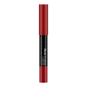 Swiss Beauty - Stay On Lip Crayon Matte Finish for 12hr Shade No. 02 Smoke Red