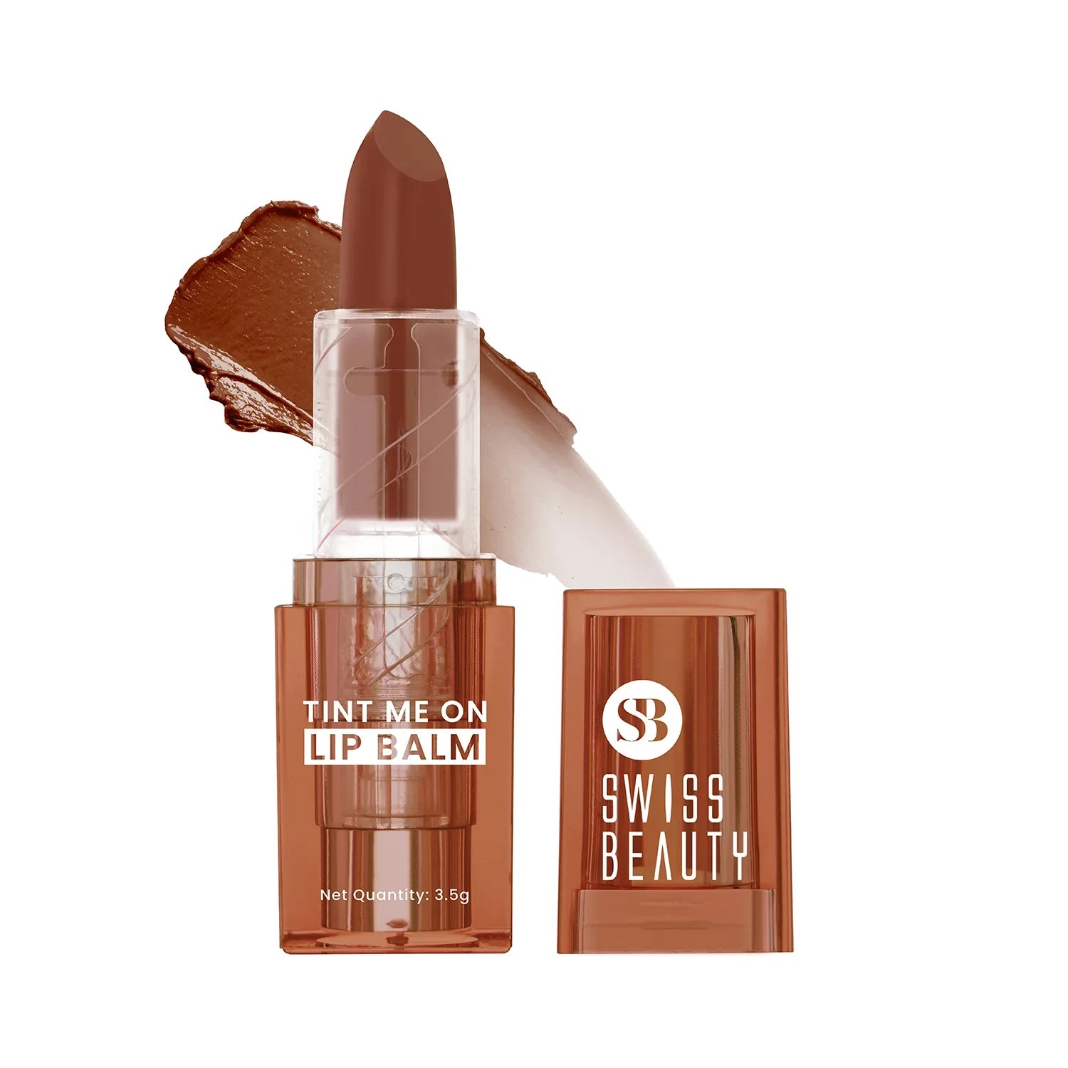 Swiss Beauty - Tint Me On Lip Balm Shade No. 01 Mauve Muffin