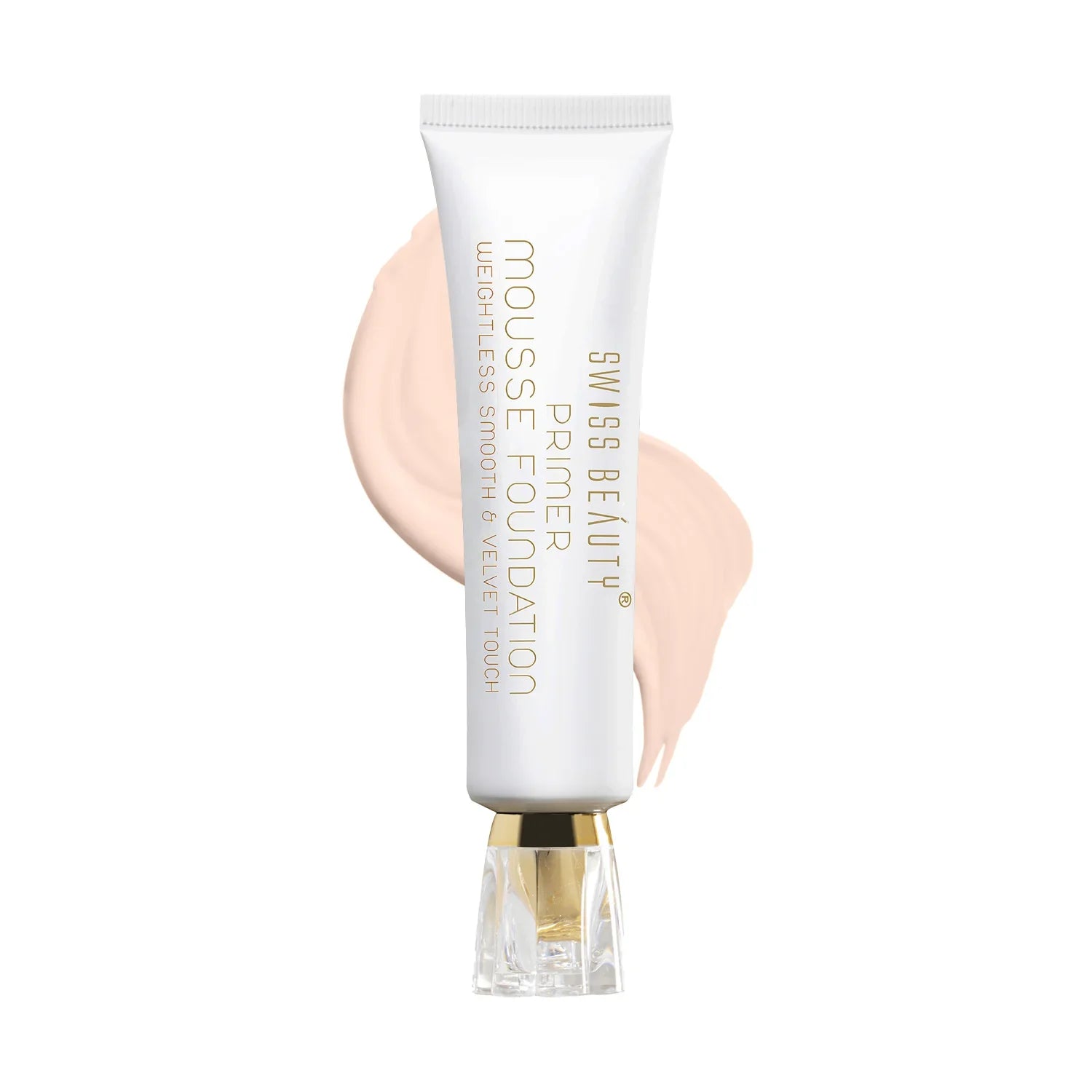 Swiss Beauty - Primer Mousse foundation Shade No. 01 White-Ivory