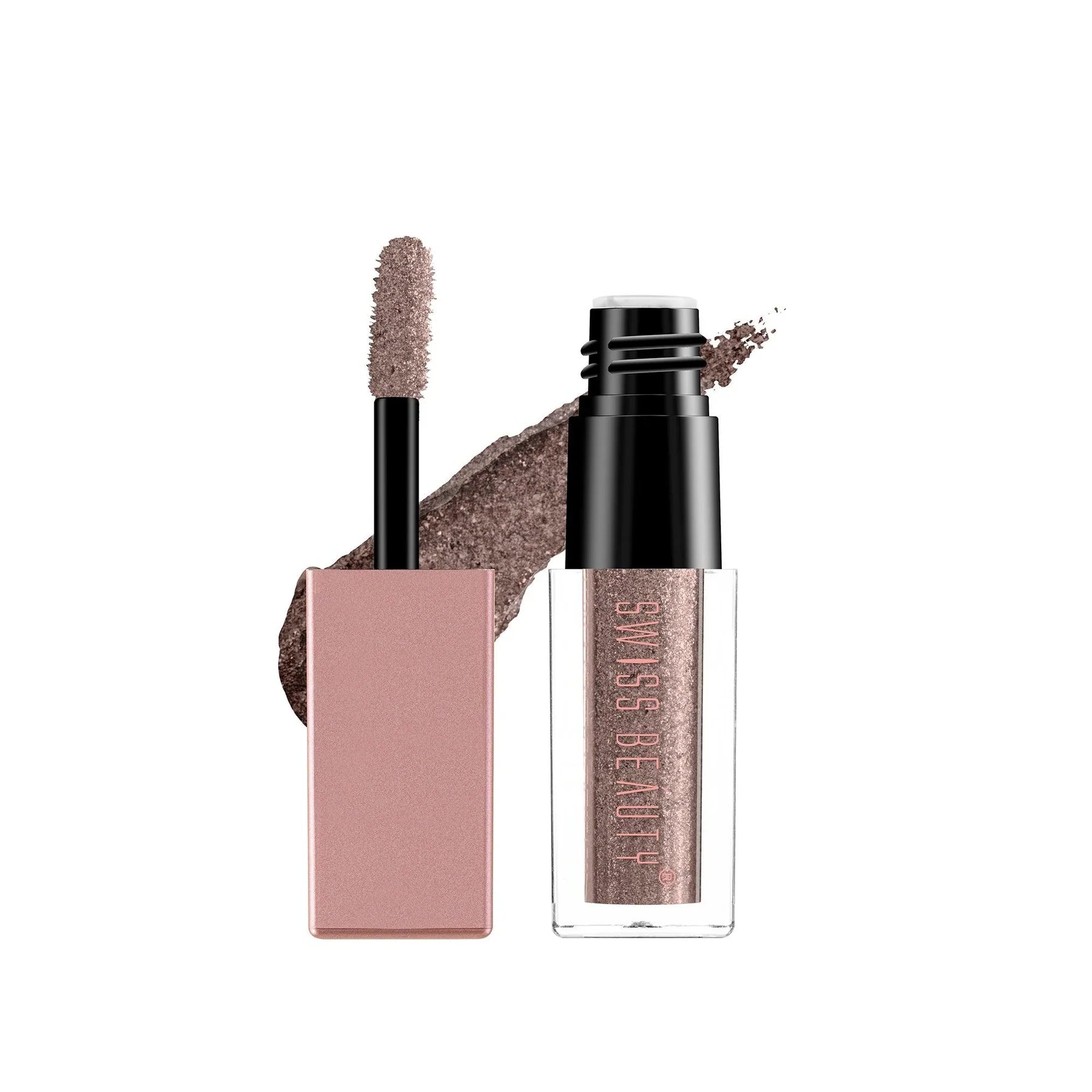 Swiss Beauty - Metallic Eyeshadow Shade No. 04 Smoky Storm
