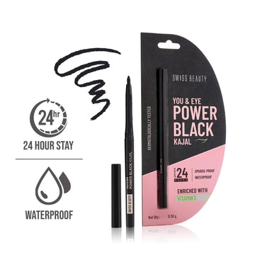 Swiss Beauty - You & Eye Power Black Kajal - Black