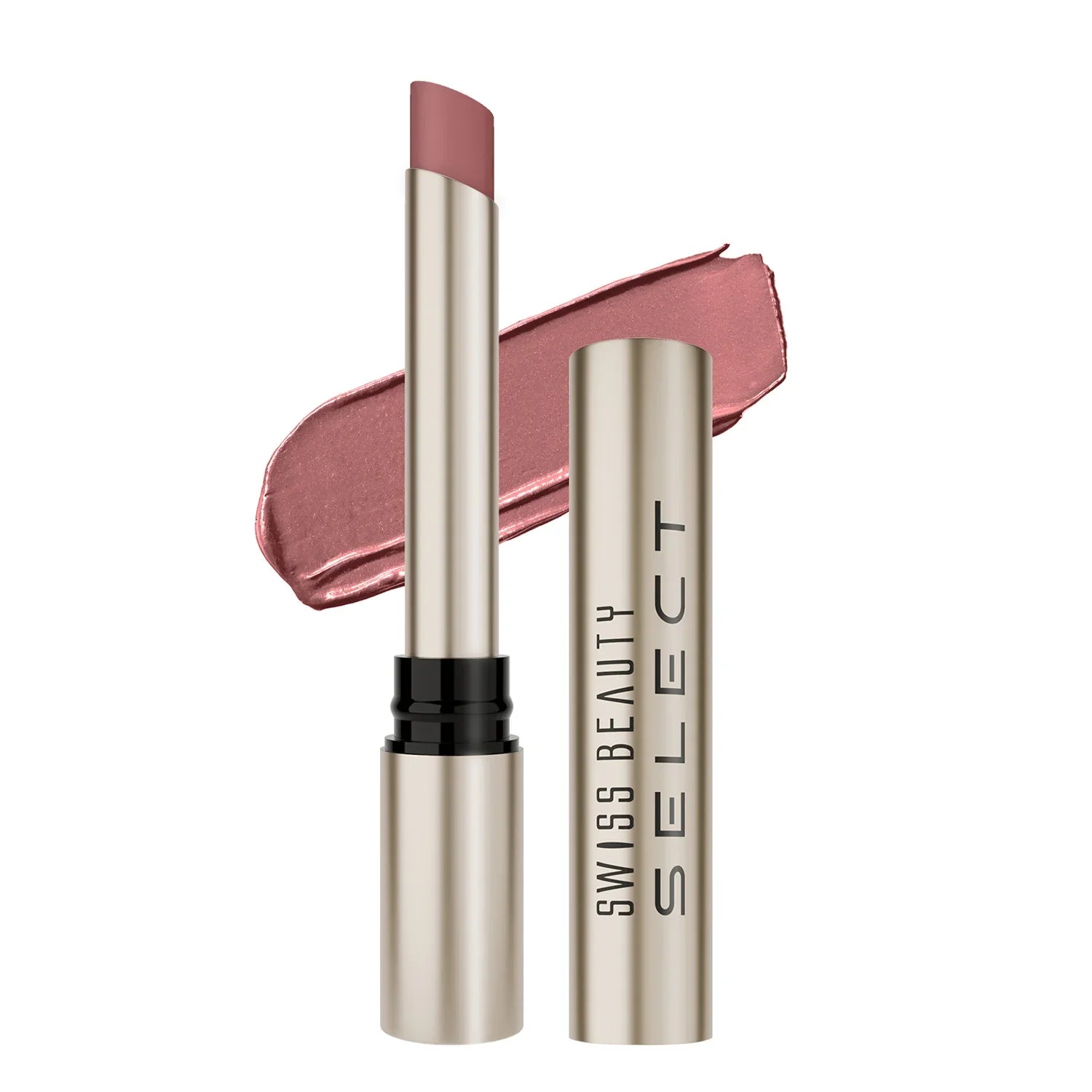 Swiss Beauty - Select High On Shine Lipstick Shade Supreme Nude