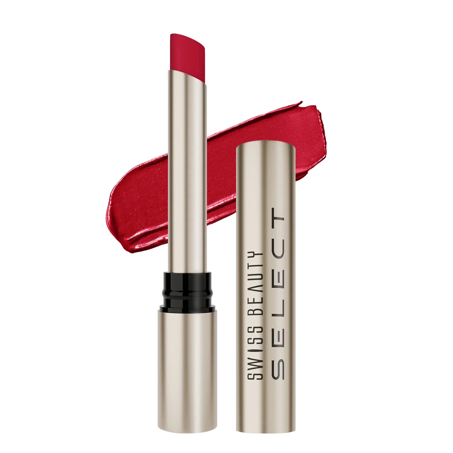 Swiss Beauty - Select High On Shine Lipstick Scarlet Red