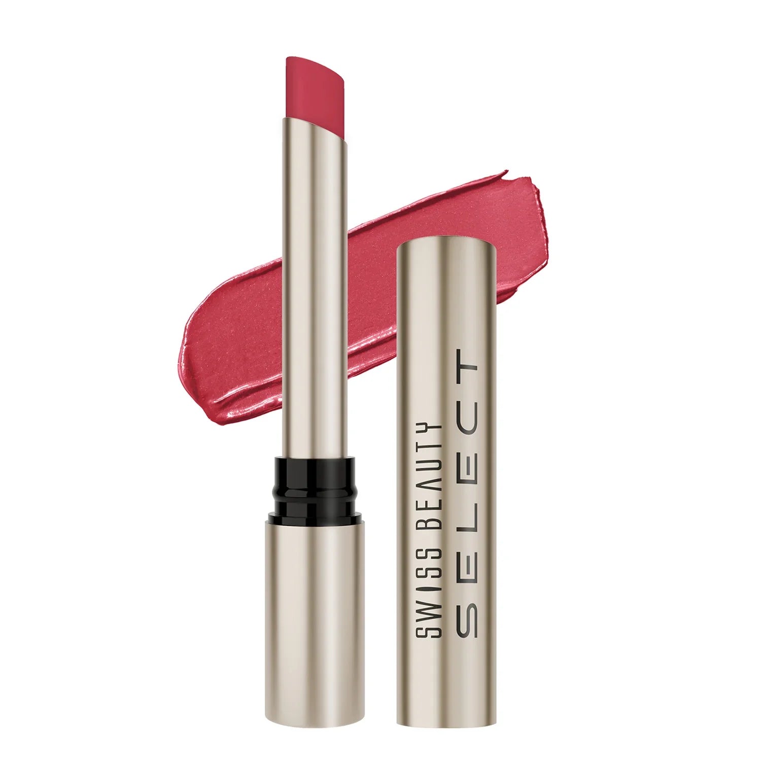 Swiss Beauty - Select High On Shine Lipstick Shade Iconic Pink