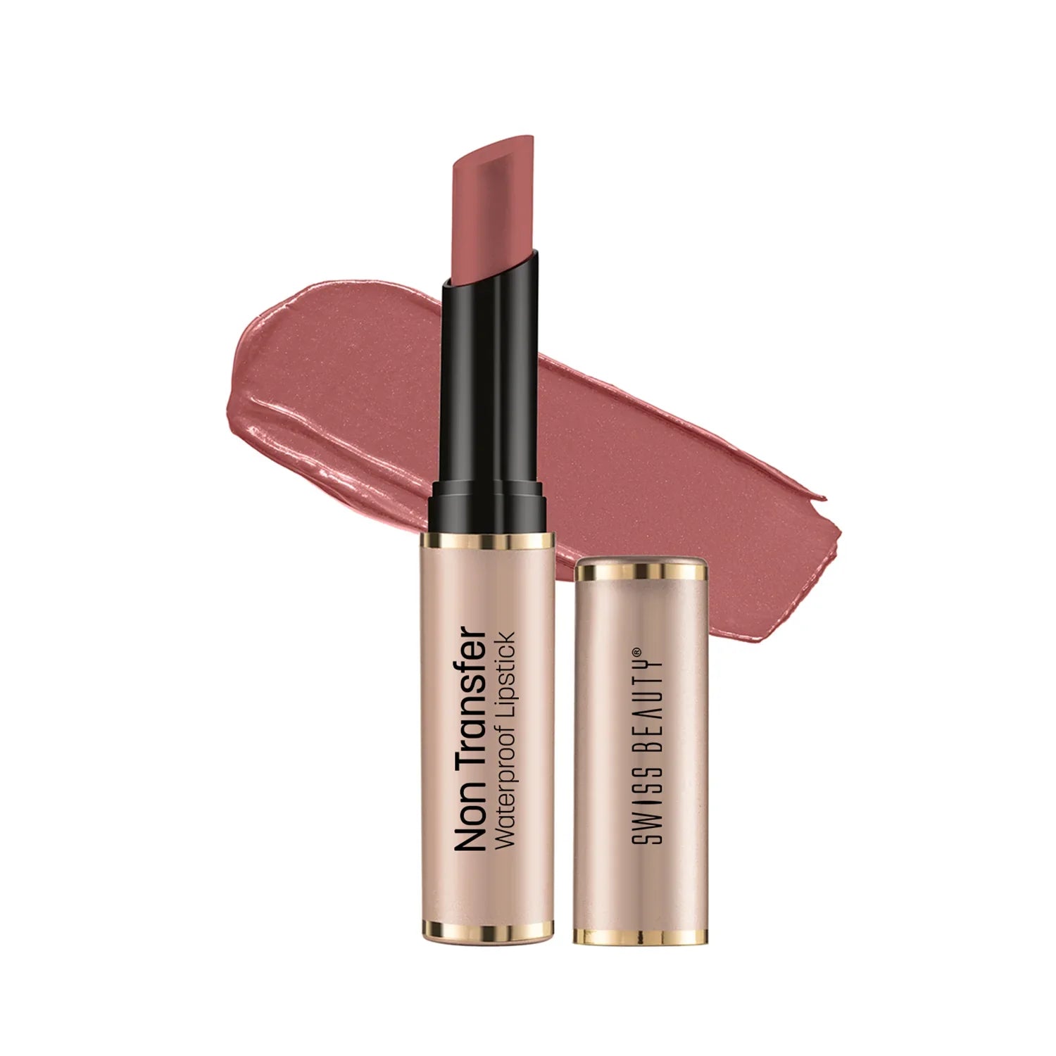 Swiss Beauty - Non-Transfer Waterproof Lipstick Bare Shade No. 415