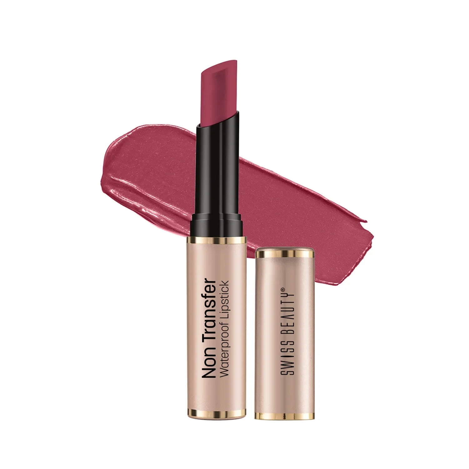 Swiss Beauty - Non-Transfer Smooth & Waterproof Lipstick Shade No. 28 Roseate