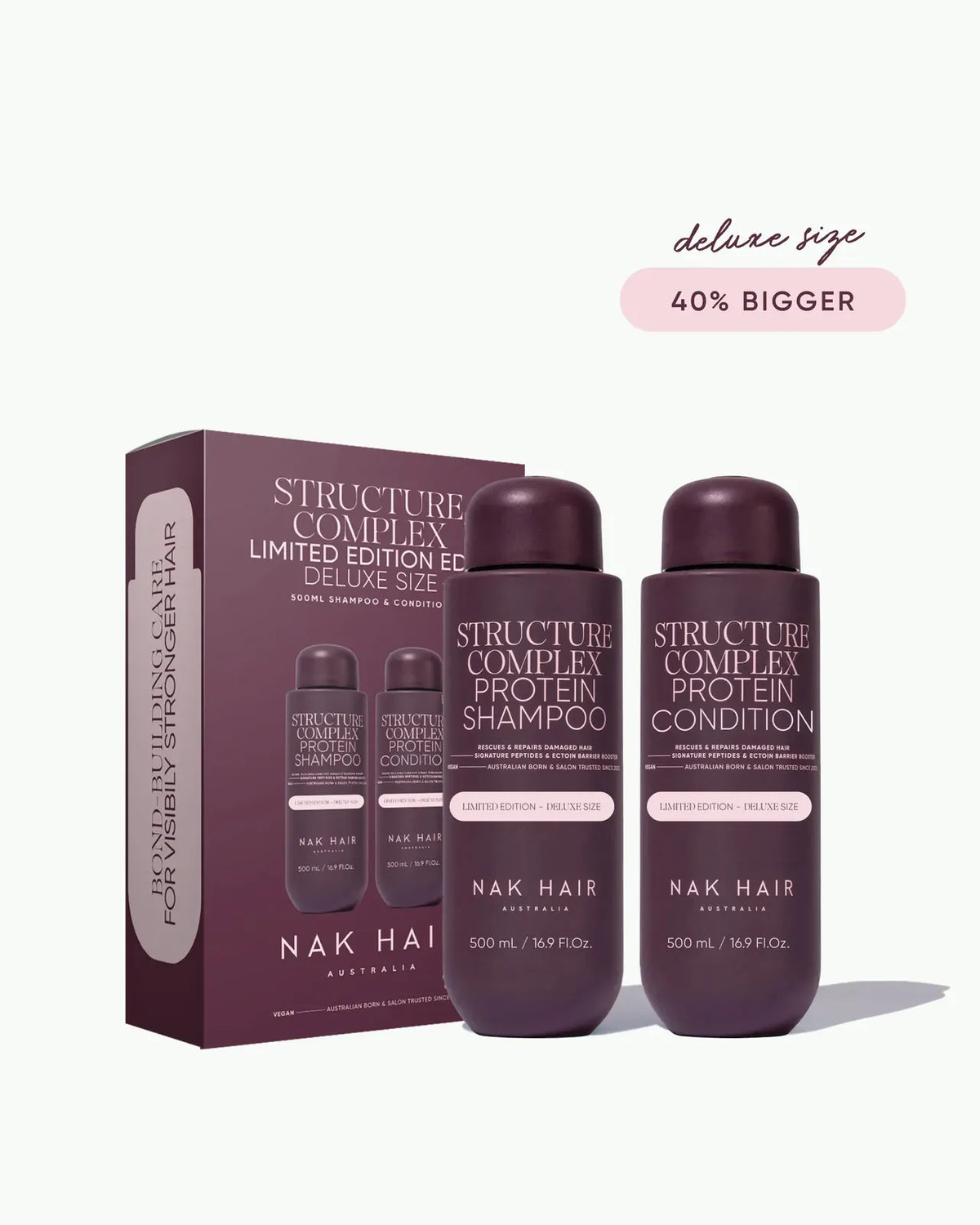 Nak Hair - Signature Structure Complex 500ml Duo Gift Pack