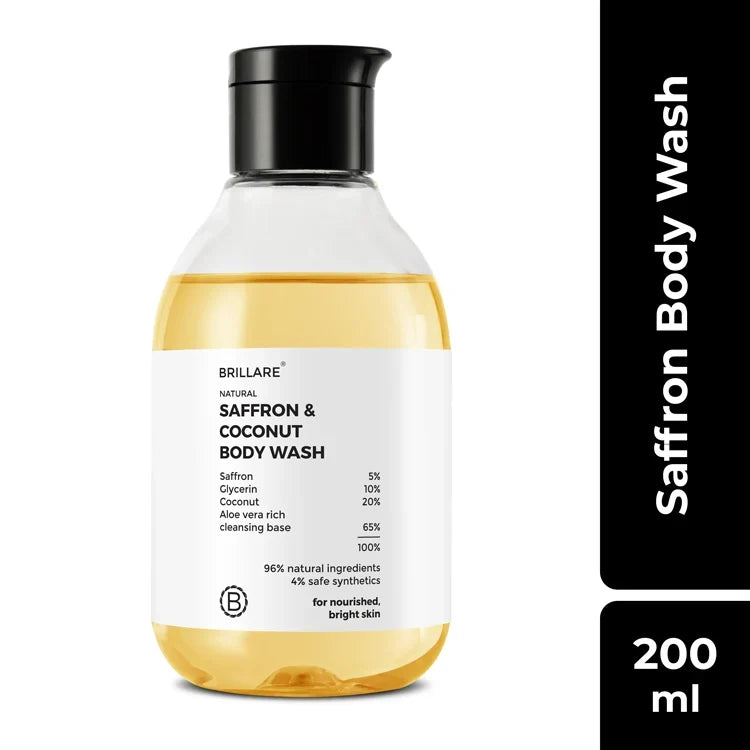 Brillare - Saffron & Coconut Body Wash 200ml - Nexus hair