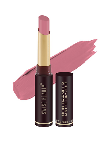 Swiss Beauty - Non-Transfer Smooth & Waterproof Matte Lipstick - Shade No. 29 Lilac Blush