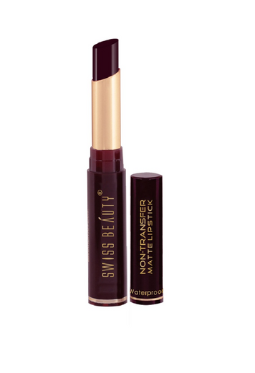 Swiss Beauty - Non-Transfer Smooth & Waterproof Matte Lipstick Shade No. 24 Naked