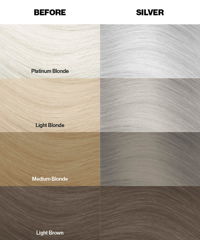 Crazy Color - Semi-Permanent Hair Color Silver 100ml