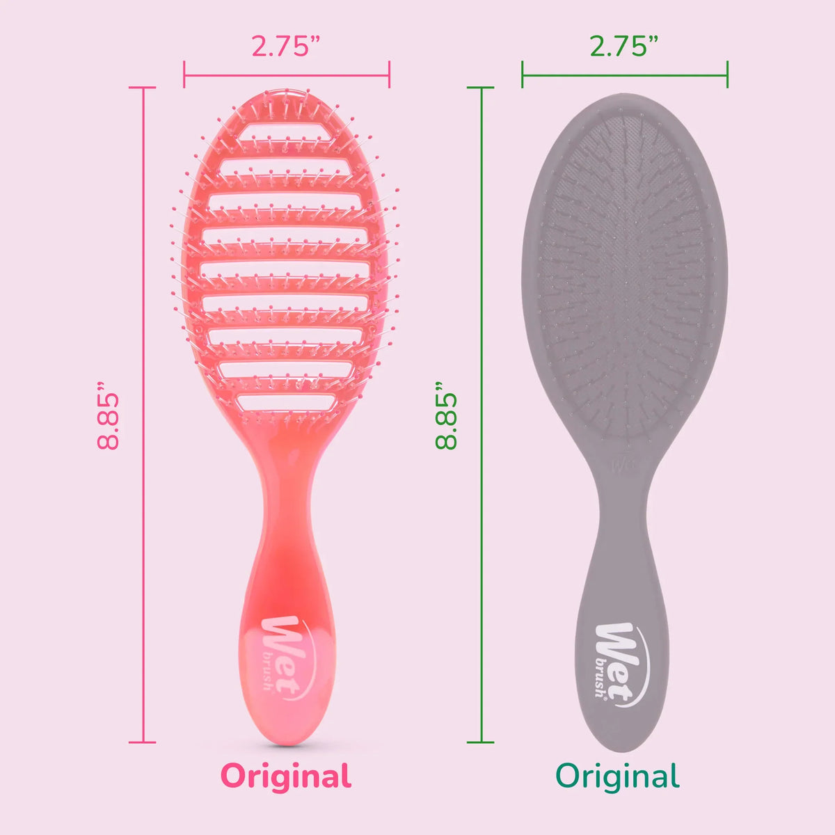 Wet Brush - Speed Dry Detangler Prismatic Glow Pink