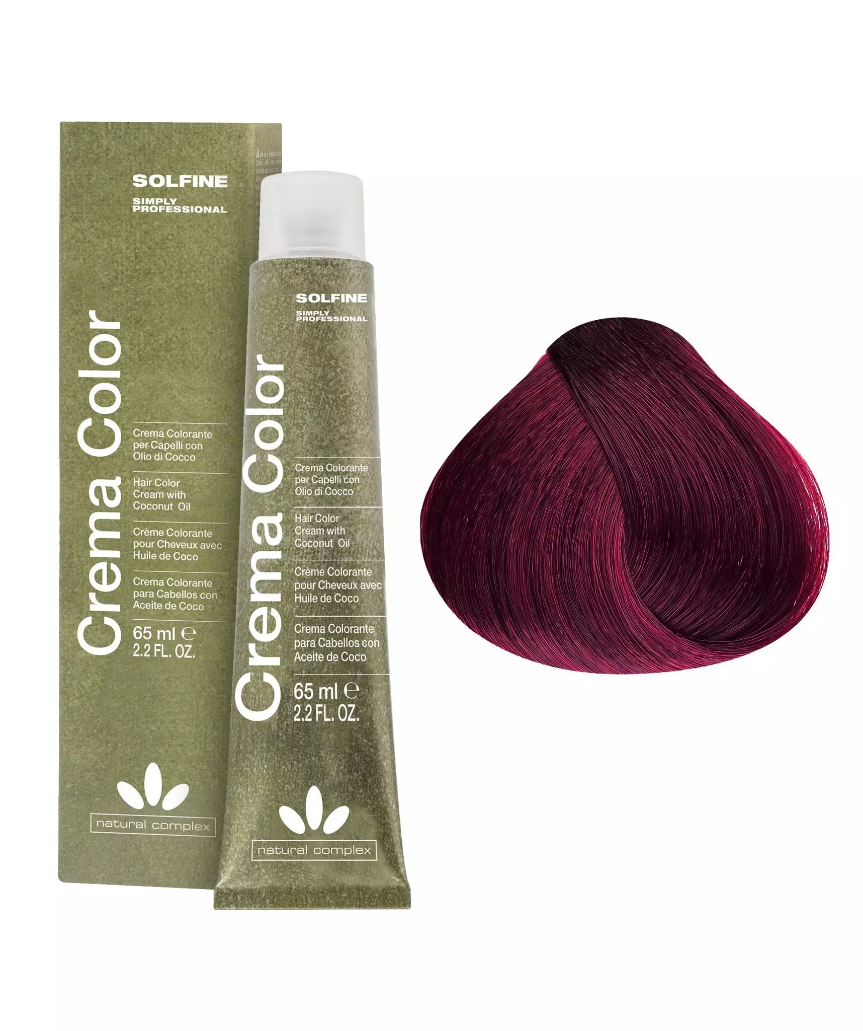 Crema Color - 5V Light Chestnut Ultimate Burgundy 65ml