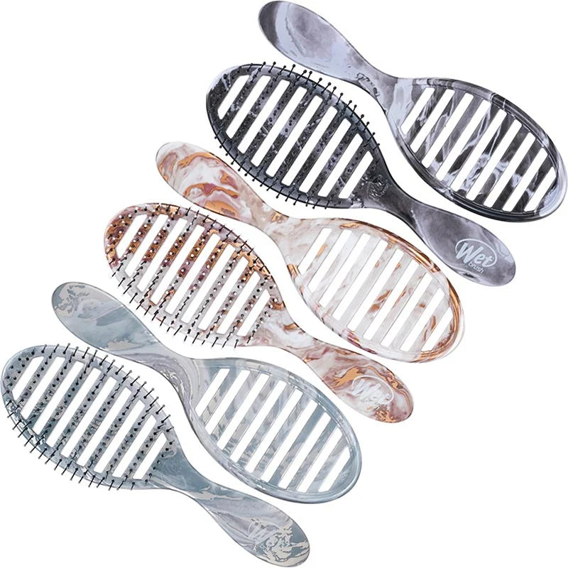 Wet Brush - Speed Dry Detangler Mettalic Marble Silver