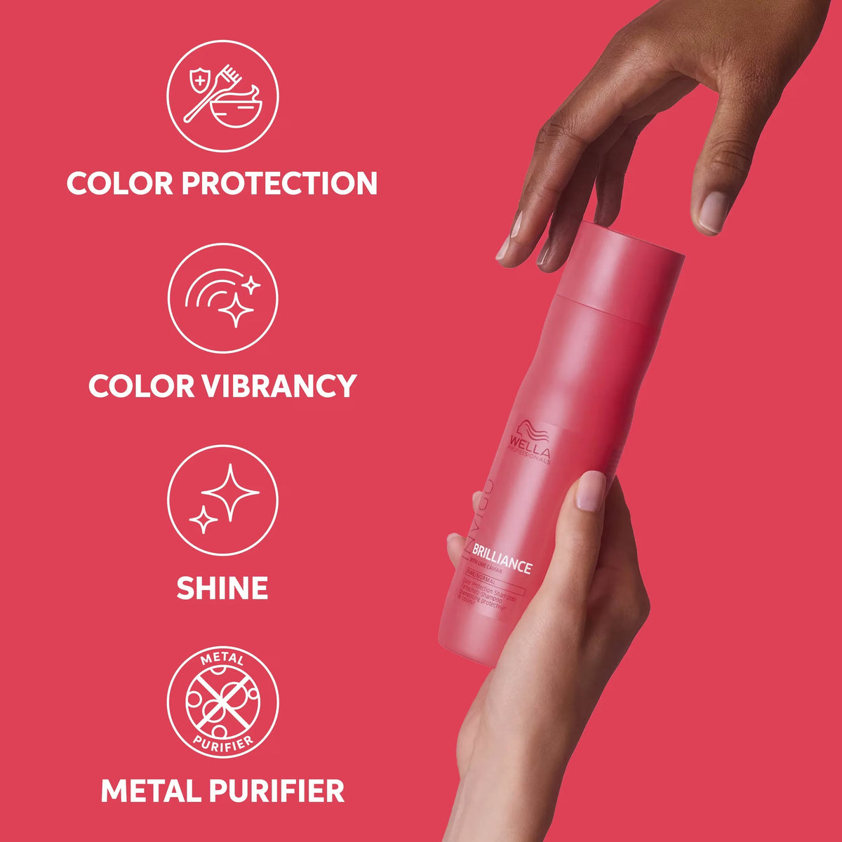 Wella Professionals - Invigo Color Brilliance Shampoo 250ml, Conditioner 200ml & Mask 150ml Trio Bundle