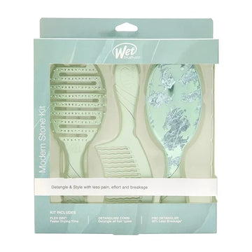 Wet Brush - Kit Pro Modern Stone Detangler/Flex Dry/Comb 3pc