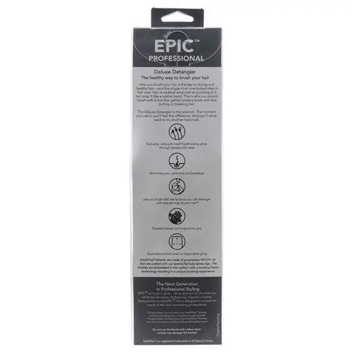 Wet Brush - Epic Deluxe Detangler Black Rounded