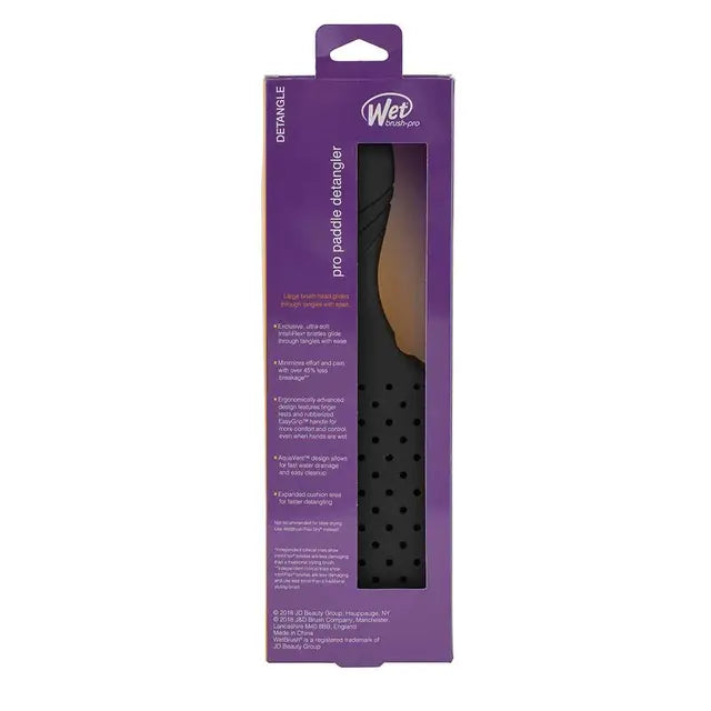 Wet Brush - Paddle Detangler Black