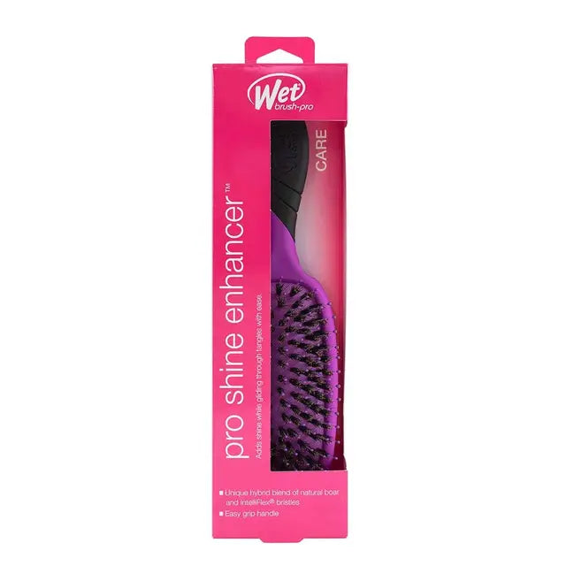 Wet Brush - Pro Original Shine Enhancer Detangler Boar Bristle Purple