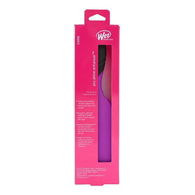 Wet Brush - Pro Original Shine Enhancer Detangler Boar Bristle Purple