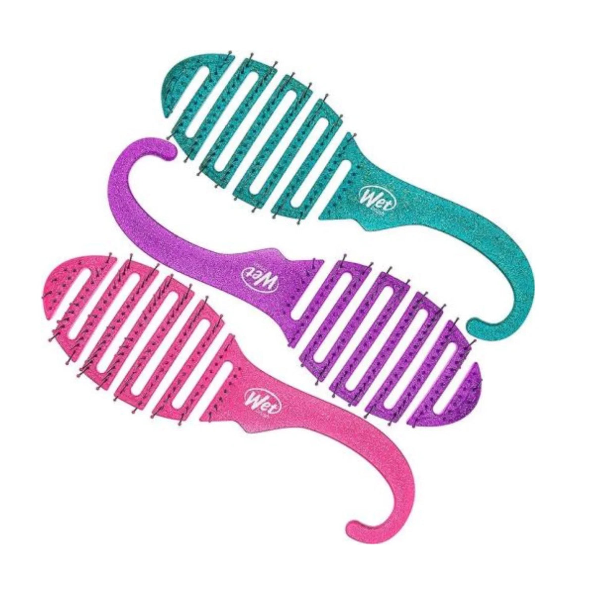 Wet Brush - Shower Flex Detangler Glitter Green