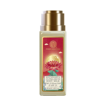 Forest Essentials - Ultra Rich Body Milk Soundarya With 24K Gold & SPF25 50ml