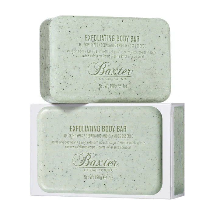 Baxter Of California - Exfoliating Body Bar Cedarwood and Oakmoss 198g