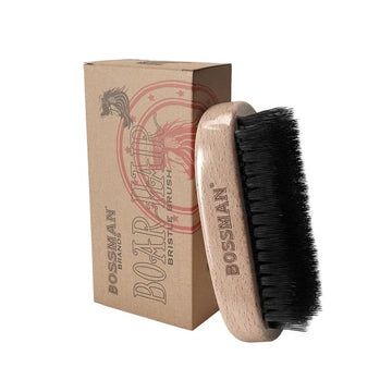 Bossman - Hand Held Boar and Nylon Bristle Brush