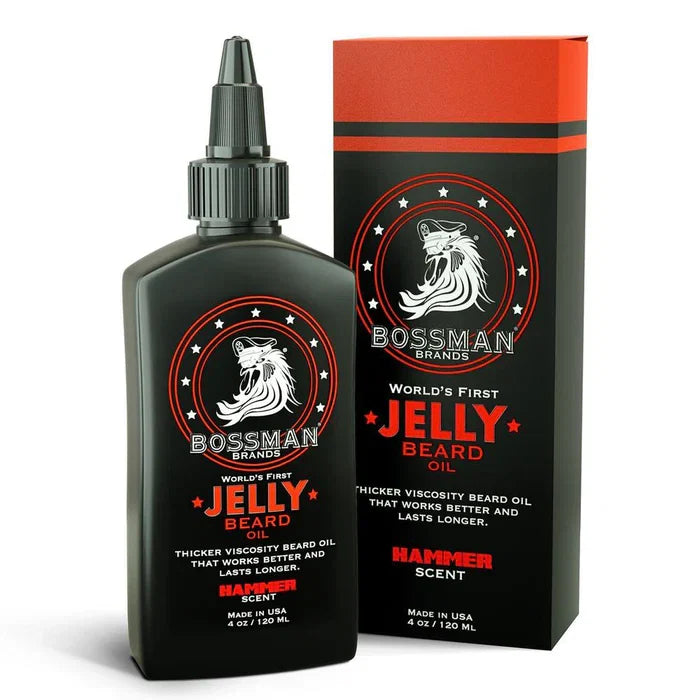 Bossman - Beard Jelly Hammer Red 4oz
