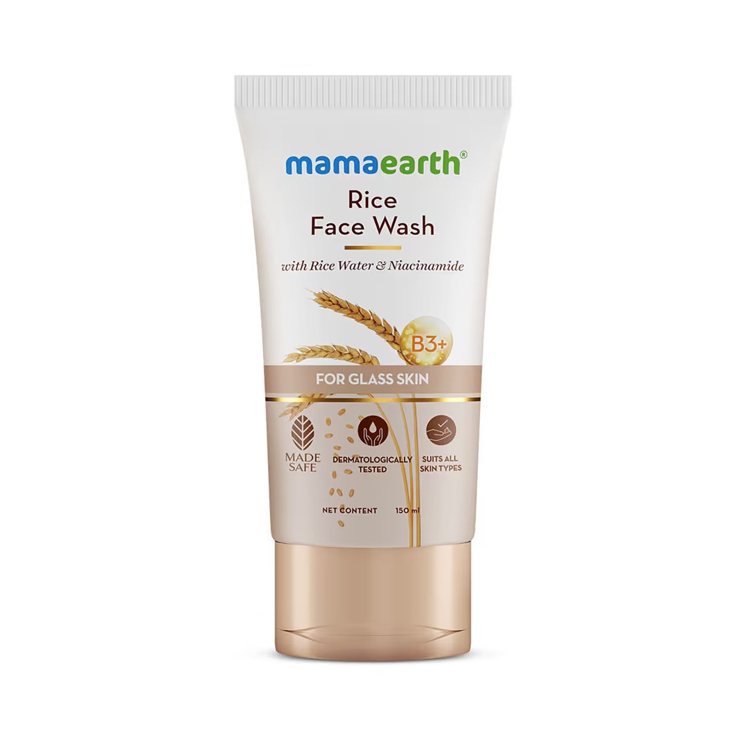 Mamaearth - Rice Face Wash With Rice Water & Niacinamide for Glass Skin 150ml